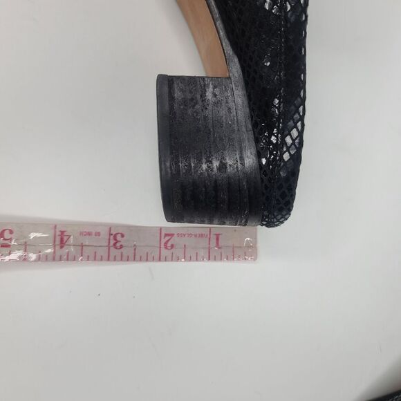 Stuart Weitzman Black Snakeskin Python Slip On Loafer 7 1/2 - Picture 13 of 16